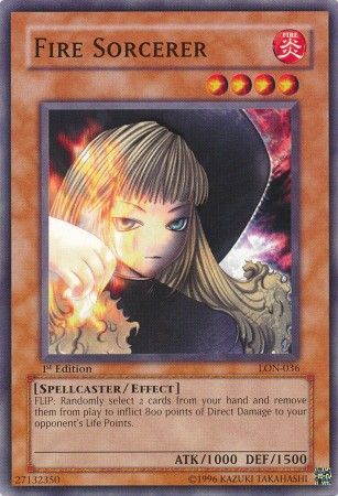 Fire Sorcerer LON 036 Common 1st Edition Labyrinth of Nightmare LON 1st Edition Singles Fire Sorcerer LON 036 Common 1st Edition Labyrinth of Nightmare LON 1st Edition Singles