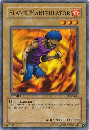 Flame Manipulator LOB 016 Common 1st Edition Flame Manipulator LOB 016 Common 1st Edition