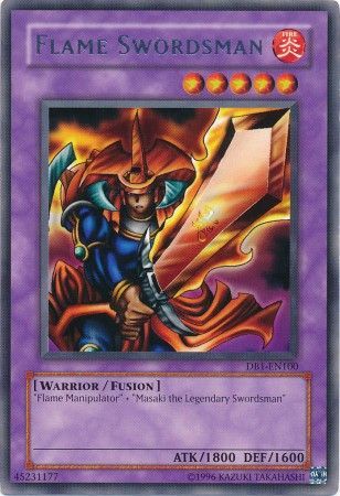 Flame Swordsman DB1 EN100 Rare Flame Swordsman DB1 EN100 Rare