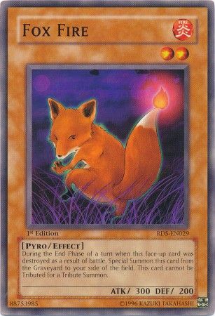Fox Fire RDS EN029 Common 1st Edition Rise of Destiny RDS 1st Edition Singles Fox Fire RDS EN029 Common 1st Edition Rise of Destiny RDS 1st Edition Singles