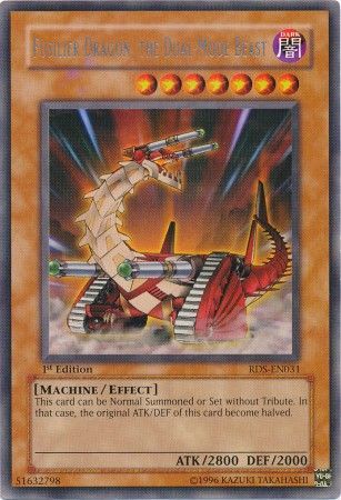 Fusilier Dragon the Dual Mode Beast RDS EN031 Rare 1st Edition Fusilier Dragon the Dual Mode Beast RDS EN031 Rare 1st Edition