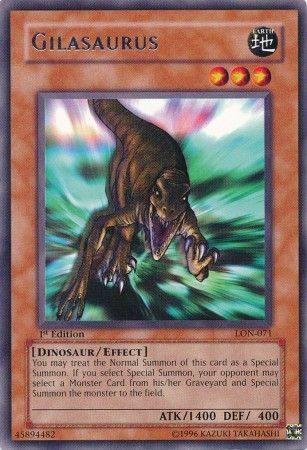 Gilasaurus LON 071 Rare 1st Edition Gilasaurus LON 071 Rare 1st Edition