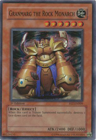 Granmarg the Rock Monarch FET EN009 Super Rare 1st Edition Granmarg the Rock Monarch FET EN009 Super Rare 1st Edition