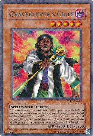 Gravekeeper s Chief DR1 EN013 Rare Dark Revelation 1 DR1 Gravekeeper s Chief DR1 EN013 Rare Dark Revelation 1 DR1