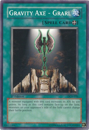 Gravity Axe Grarl DCR 034 Common 1st Edition 