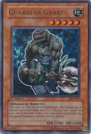 Guardian Grarl - DCR-007 - Ultra Rare 1st Edition