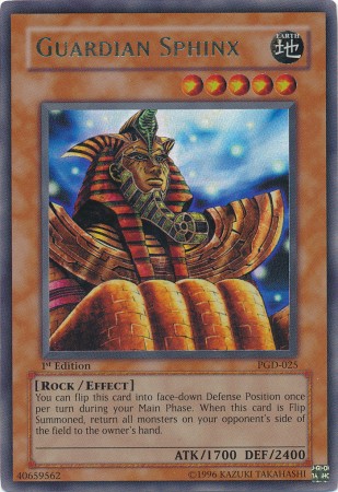 Guardian Sphinx - PGD-025 - Ultra Rare 1st Edition