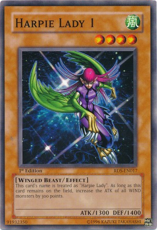 Harpie Lady 1 RDS EN017 Common 1st Edition Harpie Lady 1 RDS EN017 Common 1st Edition