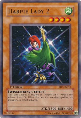 Harpie Lady 2 RDS EN018 Common 1st Edition Harpie Lady 2 RDS EN018 Common 1st Edition