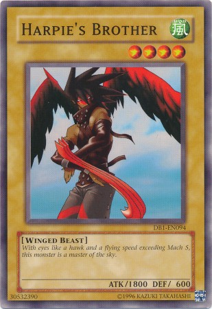 Harpie s Brother DB1 EN094 Common Dark Beginning 1 DB1 Harpie s Brother DB1 EN094 Common Dark Beginning 1 DB1