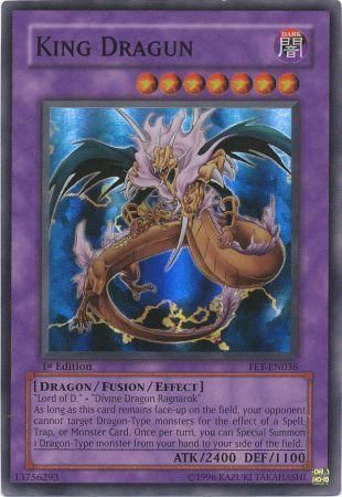 King Dragun FET EN036 Super Rare 1st Edition King Dragun FET EN036 Super Rare 1st Edition
