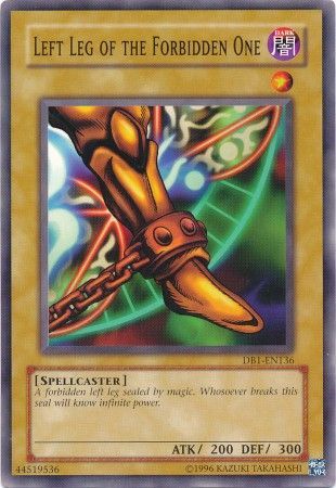 Left Leg of the Forbidden One DB1 EN136 Common Left Leg of the Forbidden One DB1 EN136 Common