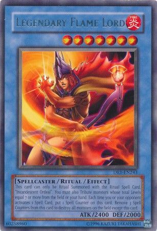 Legendary Flame Lord DR1 EN243 Rare Dark Revelation 1 DR1 Legendary Flame Lord DR1 EN243 Rare Dark Revelation 1 DR1