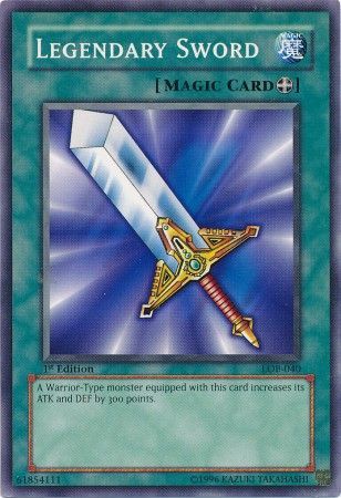 Legendary Sword LOB 040 Common 1st Edition Legendary Sword LOB 040 Common 1st Edition