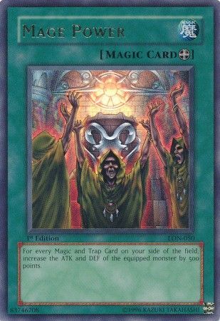 Mage Power LON 050 Ultra Rare 1st Edition Mage Power LON 050 Ultra Rare 1st Edition