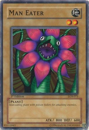 Man Eater LOB 075 Common 1st Edition Man Eater LOB 075 Common 1st Edition