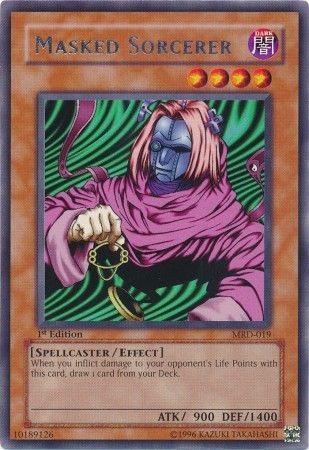 Masked Sorcerer MRD 019 Rare 1st Edition Masked Sorcerer MRD 019 Rare 1st Edition