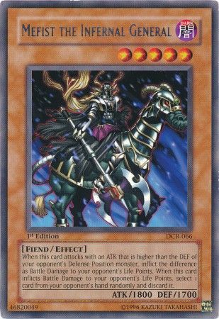 Mefist the Infernal General DCR 066 Rare 1st Edition Mefist the Infernal General DCR 066 Rare 1st Edition