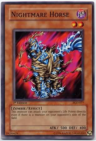 Nightmare Horse PGD 077 Common 1st Edition Nightmare Horse PGD 077 Common 1st Edition