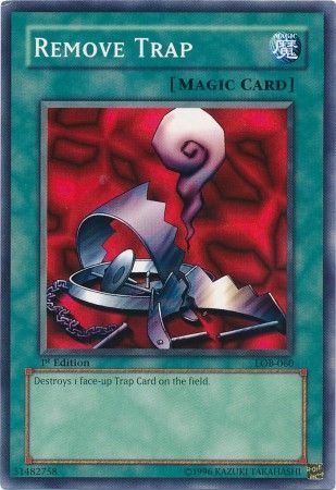 Remove Trap LOB 060 Common 1st Edition Remove Trap LOB 060 Common 1st Edition