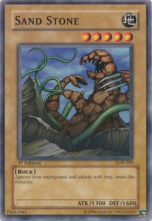 Sand Stone LOB 109 Common 1st Edition Sand Stone LOB 109 Common 1st Edition