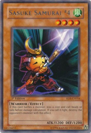 Sasuke Samurai 4 RDS EN016 Rare 1st Edition Sasuke Samurai 4 RDS EN016 Rare 1st Edition