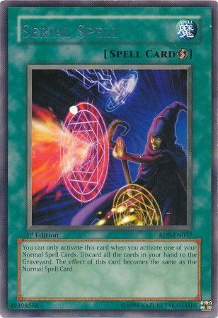 Serial Spell RDS EN037 Rare 1st Edition Serial Spell RDS EN037 Rare 1st Edition