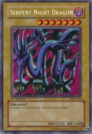 Serpent Night Dragon - MRL-103 - Secret Rare 1st Edition