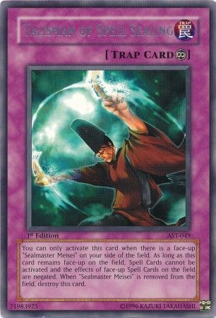 Talisman of Spell Sealing AST 049 Rare 1st Edition Ancient Sanctuary AST 1st Edition Singles Talisman of Spell Sealing AST 049 Rare 1st Edition Ancient Sanctuary AST 1st Edition Singles
