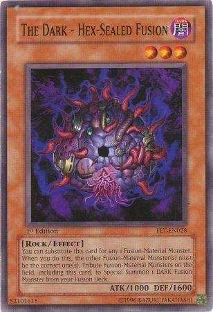 The Dark Hex Sealed Fusion FET EN028 Common 1st Edition The Dark Hex Sealed Fusion FET EN028 Common 1st Edition