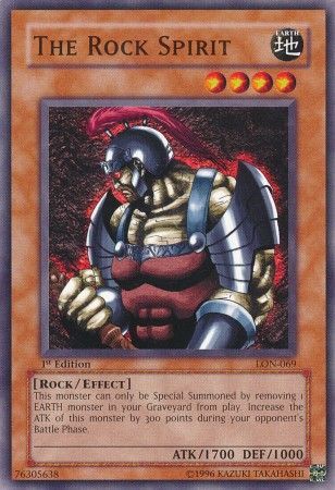 The Rock Spirit LON 069 Common 1st Edition The Rock Spirit LON 069 Common 1st Edition