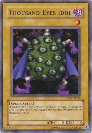 Thousand Eyes Idol DB1 EN194 Common Dark Beginning 1 DB1 Thousand Eyes Idol DB1 EN194 Common Dark Beginning 1 DB1