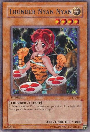 Thunder Nyan Nyan LOD 059 Rare 1st Edition Thunder Nyan Nyan LOD 059 Rare 1st Edition