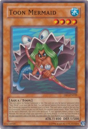 Toon Mermaid DB1 EN039 Common Dark Beginning 1 DB1 Toon Mermaid DB1 EN039 Common Dark Beginning 1 DB1