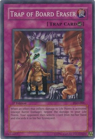 Trap of Board Eraser - PGD-099 - Super Rare 1st Edition