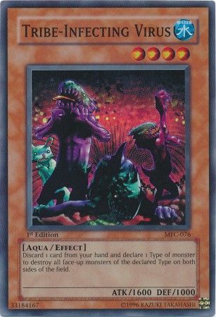 Tribe Infecting Virus MFC 076 Super Rare 1st Edition Magician s Force MFC Singles Tribe Infecting Virus MFC 076 Super Rare 1st Edition Magician s Force MFC Singles