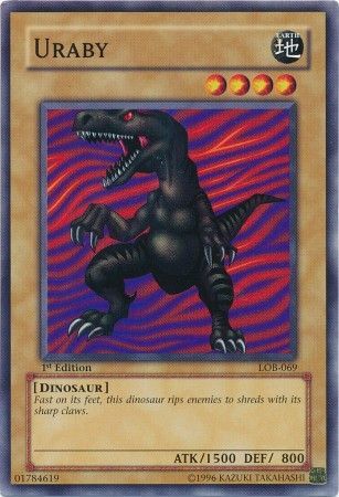 Uraby LOB 069 Common 1st Edition Legend of Blue Eyes White Dragon 1st Edition Singles Uraby LOB 069 Common 1st Edition Legend of Blue Eyes White Dragon 1st Edition Singles