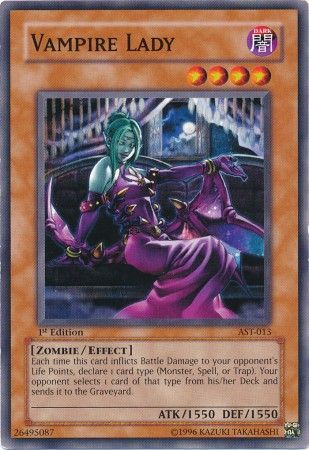 Vampire Lady AST 013 Common 1st Edition Vampire Lady AST 013 Common 1st Edition