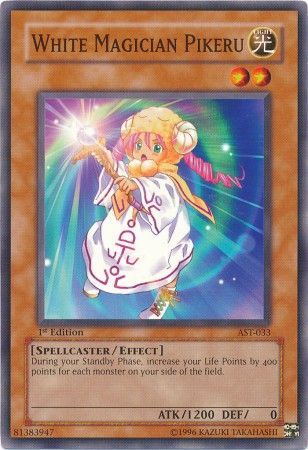 White Magician Pikeru AST 033 Common 1st Edition Ancient Sanctuary AST 1st Edition Singles White Magician Pikeru AST 033 Common 1st Edition Ancient Sanctuary AST 1st Edition Singles