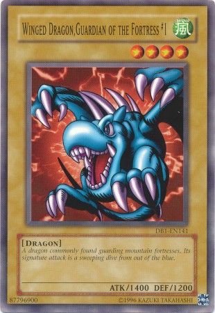 Winged Dragon Guardian of the Fortress 1 DB1 EN141 Common Dark Beginning 1 DB1 Winged Dragon Guardian of the Fortress 1 DB1 EN141 Common Dark Beginning 1 DB1