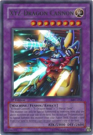 XYZ-Dragon Cannon - MFC-052 - Ultra Rare 1st Edition