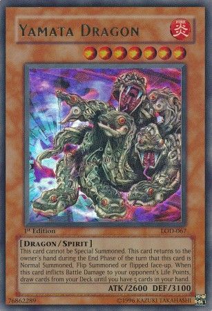 Yamata Dragon - LOD-067 - Ultra Rare 1st Edition