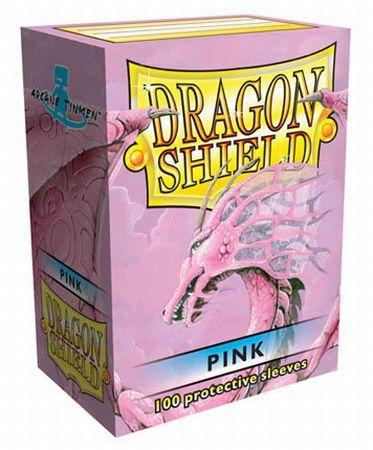 Dragon Shield Pink 100ct Standard Sized Sleeves AT 10012 Sleeves Dragon Shield Pink 100ct Standard Sized Sleeves AT 10012 Sleeves
