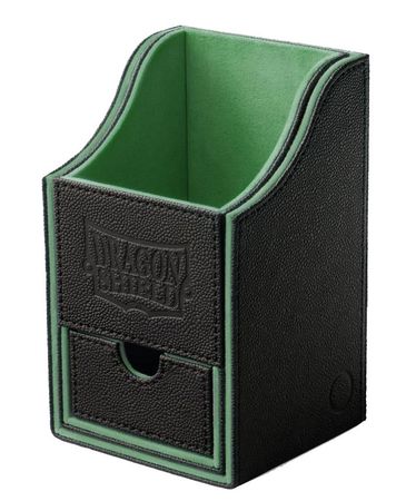 Dragon Shield Black w Green Nest 100 AT 40202 Deck Boxes Gaming Storage Dragon Shield Black w Green Nest 100 AT 40202 Deck Boxes Gaming Storage