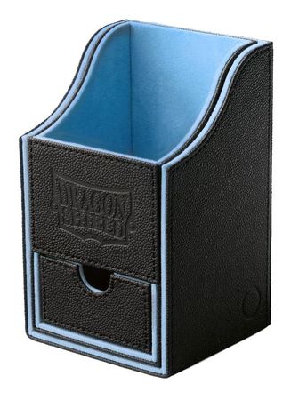 Dragon Shield Black w Blue Nest 100 AT 40203 Deck Boxes Gaming Storage Dragon Shield Black w Blue Nest 100 AT 40203 Deck Boxes Gaming Storage
