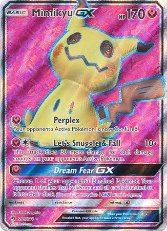 Mavin  Pokemon TCG - SM Lost Thunder - Mimikyu GX 149/214 Rare Shiny