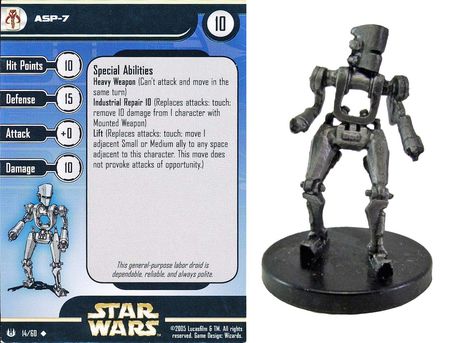 ASP 7 14 Universe Star Wars Miniatures Uncommon Universe Singles ASP 7 14 Universe Star Wars Miniatures Uncommon Universe Singles