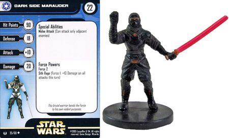 Dark Side Marauder 35 Universe Star Wars Miniatures Uncommon Dark Side Marauder 35 Universe Star Wars Miniatures Uncommon