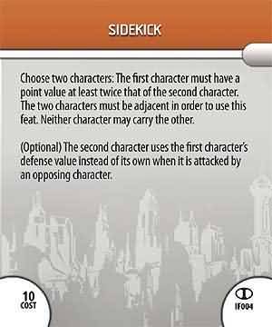 Sidekick F004 Feat Card Icons DC Heroclix DC Icons Singles Sidekick F004 Feat Card Icons DC Heroclix DC Icons Singles