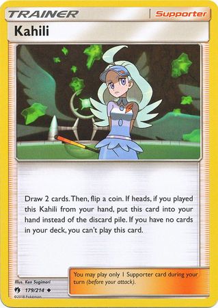 Kahili 179 214 Uncommon Sun Moon Lost Thunder Singles Kahili 179 214 Uncommon Sun Moon Lost Thunder Singles